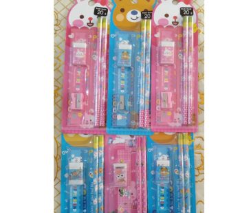 Pencil Set( ၄ မျိုးပါ ခဲတံ set)